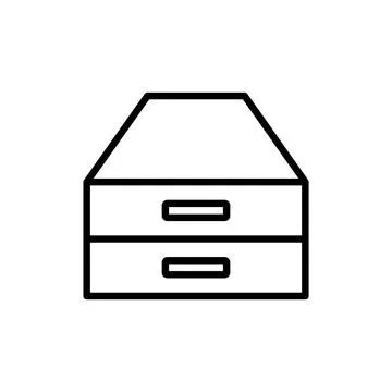Archive folders icon vector. Document vector icon. Archive storage icon. Stock Illustration