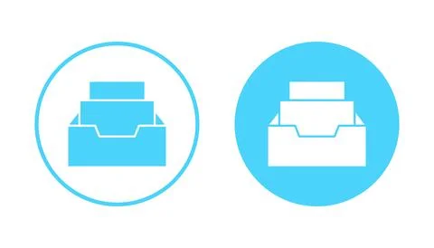 Archive folders icon vector. Document vector icon. Archive storage icon. Stock Illustration