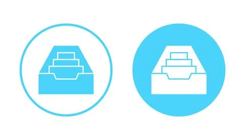 Archive folders icon vector. Document vector icon. Archive storage icon. Stock Illustration
