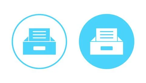 Archive folders icon vector. Document vector icon. Archive storage icon. Stock Illustration