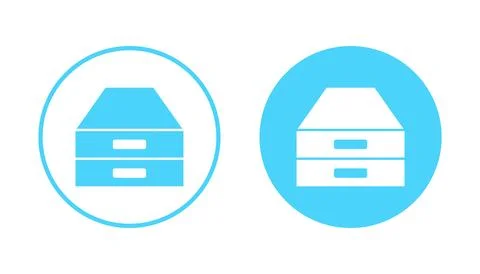 Archive folders icon vector. Document vector icon. Archive storage icon. Stock Illustration