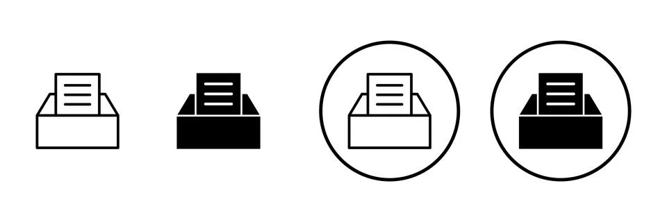 Archive folders icon vector. Document vector icon. Archive storage icon. Stock Illustration