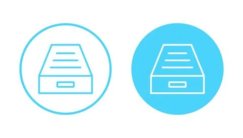 Archive folders icon vector. Document vector icon. Archive storage icon. Stock Illustration