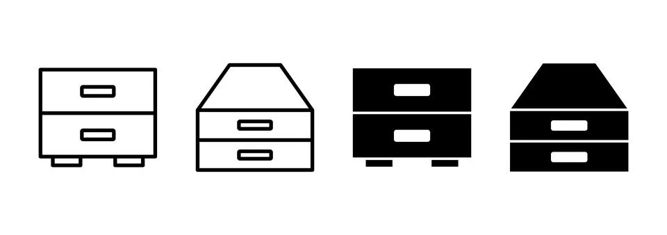 Archive folders icon vector. Document vector icon. Archive storage icon. Stock Illustration