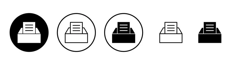 Archive folders icon vector. Document vector icon. Archive storage icon. Stock Illustration