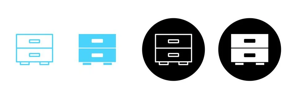 Archive folders icon vector. Document vector icon. Archive storage icon. Stock Illustration