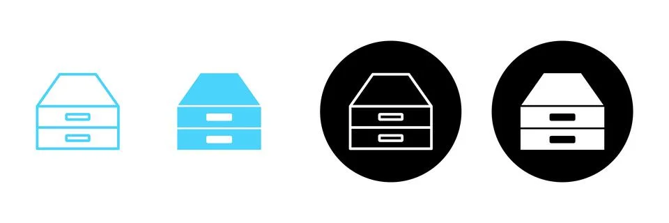 Archive folders icon vector. Document vector icon. Archive storage icon. Stockillustratie