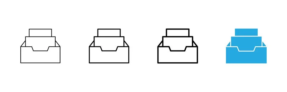 Archive folders icon vector. Document vector icon. Archive storage icon. Illustration