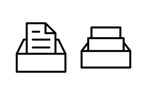 Archive folders icon vector illustration. Document vector icon. Archive sto.. イラスト素材