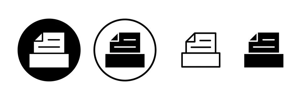 Archive folders icon vector illustration. Document vector icon. Archive sto.. Illustrazione stock