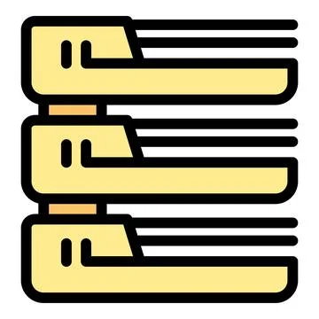 Archive folders storing important documents and files イラスト素材