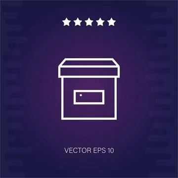 Archive  icon Stock Illustration