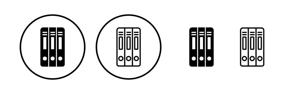 Archive icon vector. archive storage icon vector. folders icon. Stock Illustration
