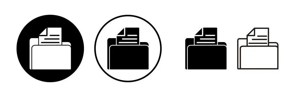 Archive icon vector. archive storage icon vector. folders icon. イラスト素材