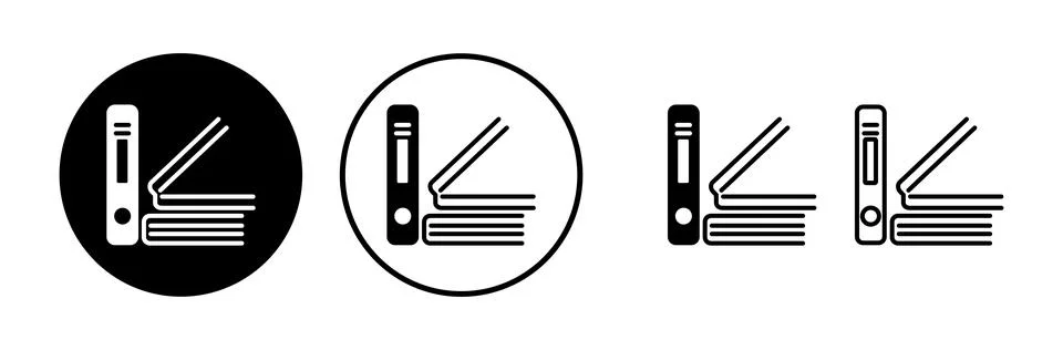 Archive icon vector. archive storage icon vector. folders icon. Stock Illustration