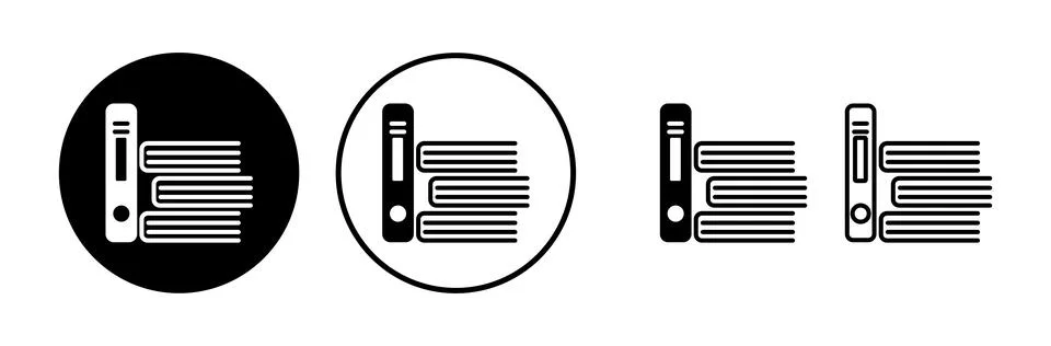 Archive icon vector. archive storage icon vector. folders icon. Stock Illustration