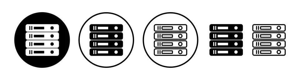 Archive icon vector. archive storage icon vector. folders icon. Illustrazione stock