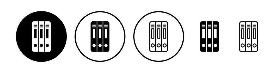 Archive icon vector. archive storage icon vector. folders icon. Stock Illustration