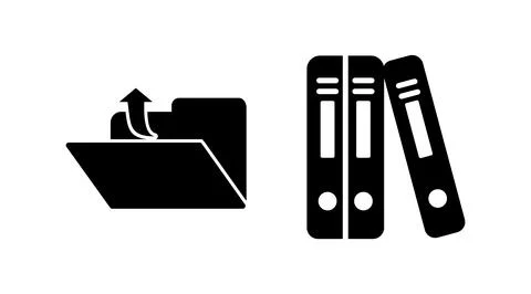 Archive icon vector. archive storage icon vector. folders icon. Stock Illustration