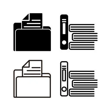 Archive icon vector. archive storage icon vector. folders icon. イラスト素材
