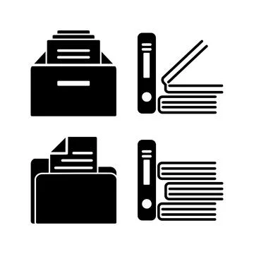 Archive icon vector. archive storage icon vector. folders icon. イラスト素材