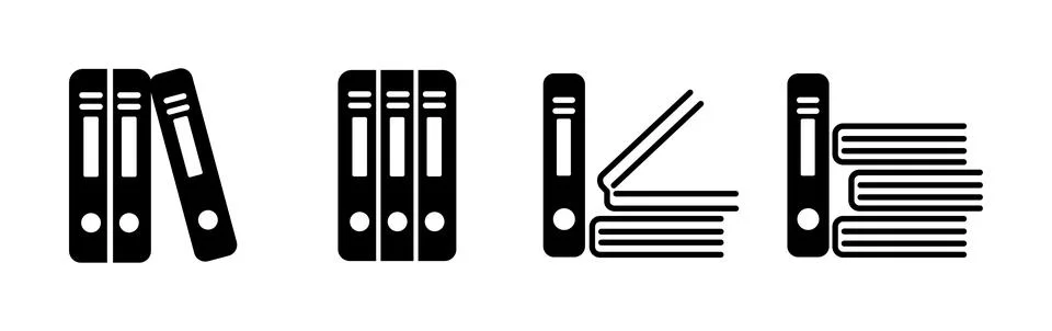 Archive icon vector. archive storage icon vector. folders icon. Stock Illustration
