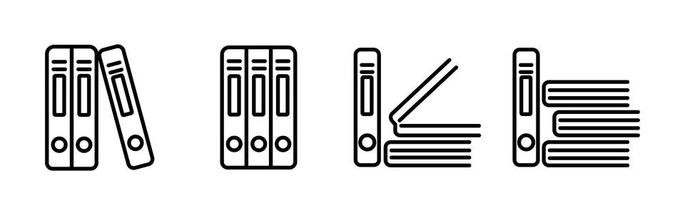 Archive icon vector. archive storage icon vector. folders icon. Stock Illustration