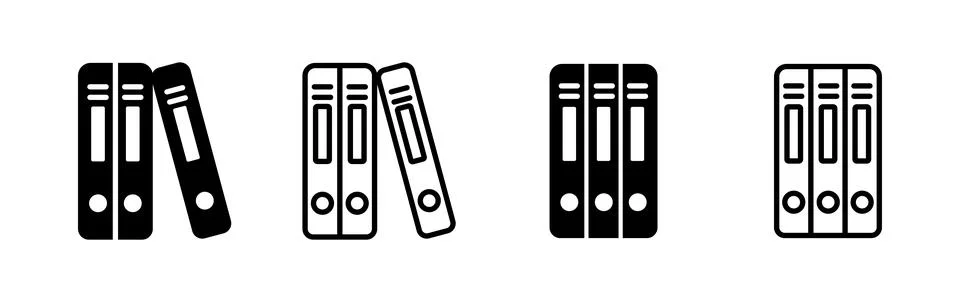 Archive icon vector. archive storage icon vector. folders icon. イラスト素材