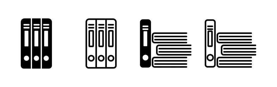 Archive icon vector. archive storage icon vector. folders icon. Stock Illustration