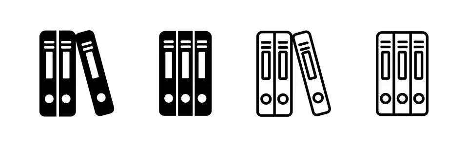 Archive icon vector. archive storage icon vector. folders icon. Stock Illustration