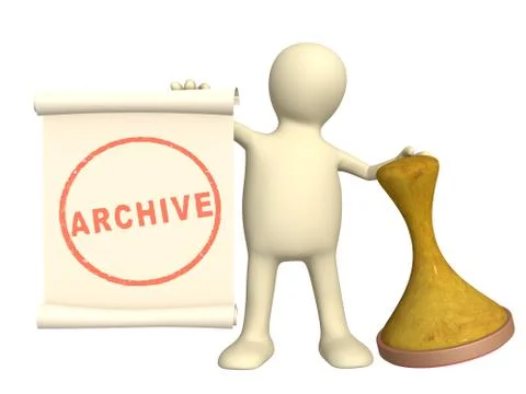 Archive Stock Illustration