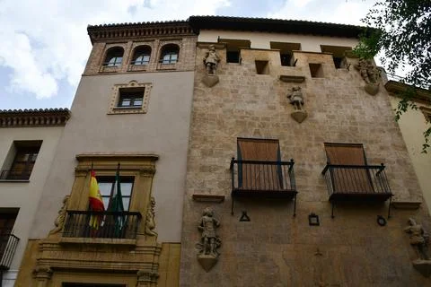 Archive of the Royal Chancellery and Casa de los Tiros in Granada, Spain Stock Photos