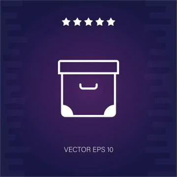 Archive vector icon Stock Illustration
