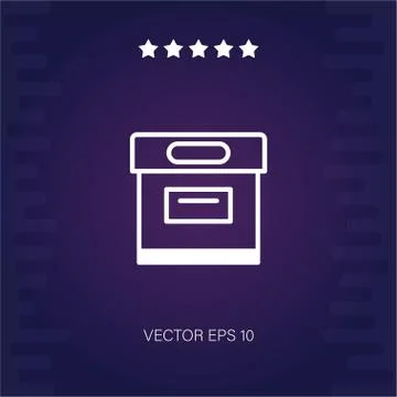 Archive vector icon Stock Illustration