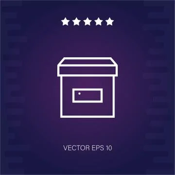 Archive vector icon Stock Illustration