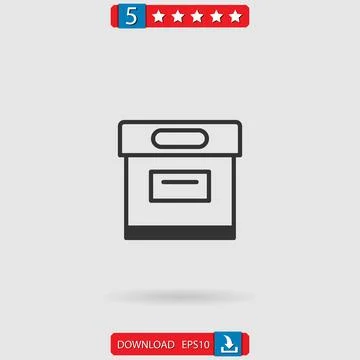 Archive vector icon Stock-Illustration