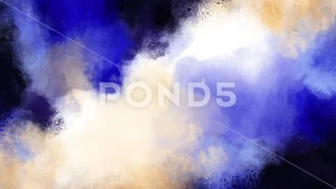 ArchiveBlack, Navy, Blue, Beige, Sea, Night, Cold Watercolor Background PSD Template