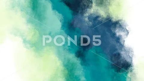ArchiveNavy, Teal, Sage, Cold, Winter, Sea, Gradient Watercolor Background PSD Template