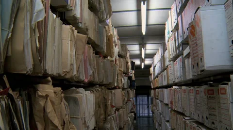 Archives and recipes  Stock Footage 57686930
