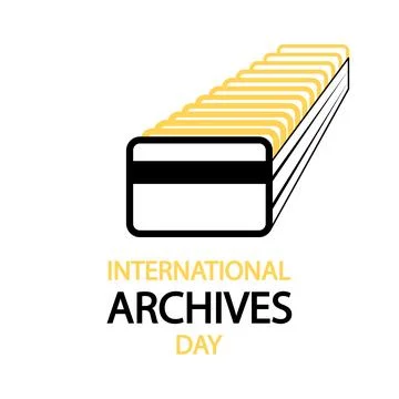 Archives international day Cell documents イラスト素材