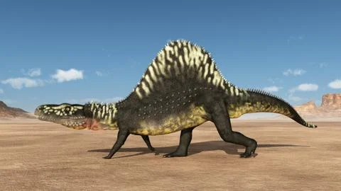 Archosaur Arizonasaurus Stock Illustration