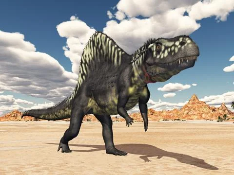 Archosaur Arizonasaurus Illustrazione stock