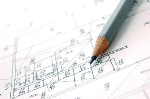 Archritect's work place Stock-Fotos