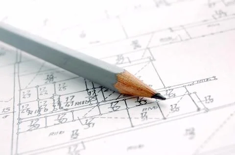 Archritect's work place Stock Photos