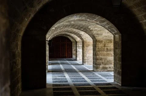 Archs way Stock Photos