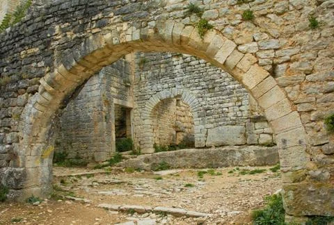 Archway in Dvigrad Stock Photos