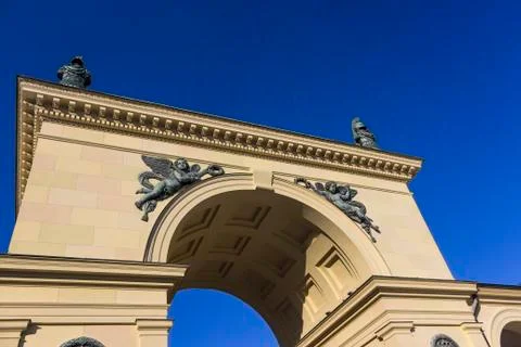 Archway in Munich Foto stock