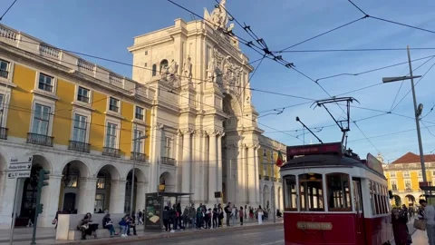 Arco da Rua Augusta 스톡 동영상 165307157