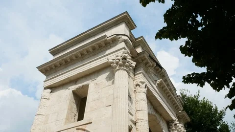 Arco dei gavi is a triumphal arch of the Roman period located in the city of Video stock 99582425