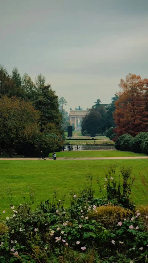 Arco della Pace 7 스톡 동영상 345087996